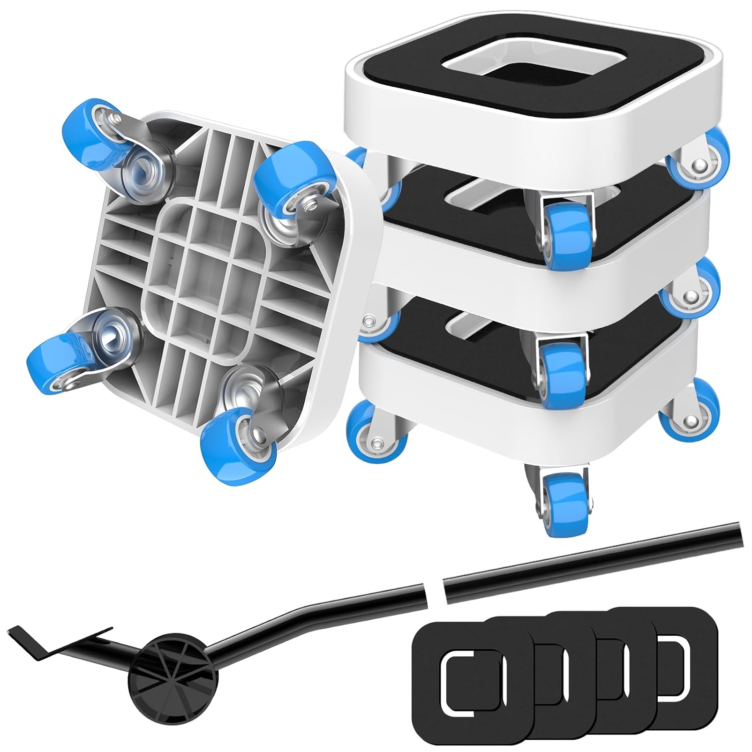 Heavy Furniture Lifter Tool & 360° Moving Caster Rollers
