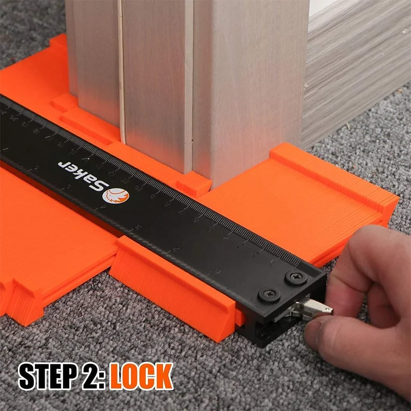 Master Contour Duplication Profile Gauge with Metal Lock