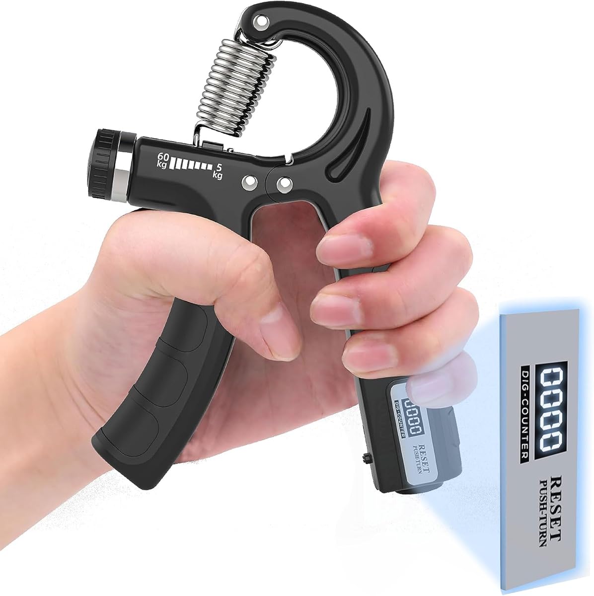 Adjustable Forearm Hand Grip Strengthener (10-60kg)
